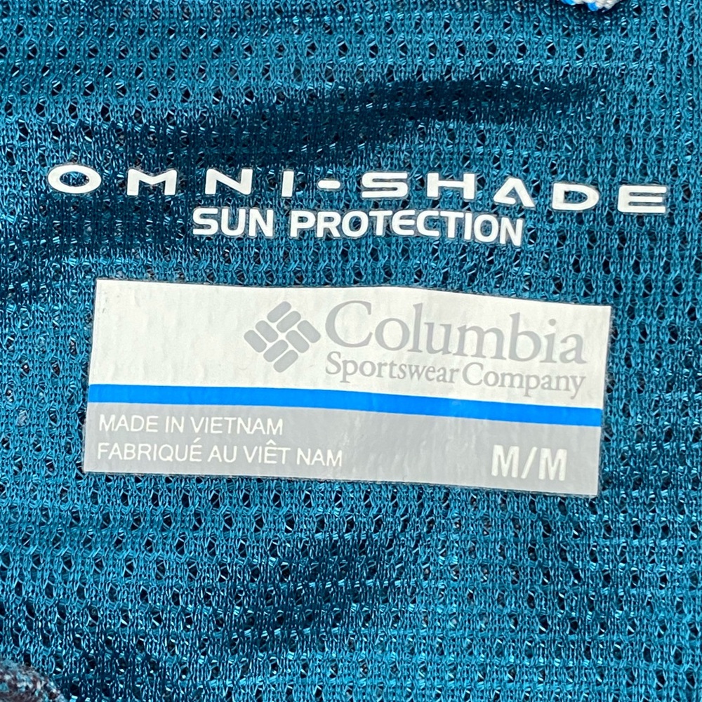 Columbia sportswear Omni shade sun protection men’s long sleeve plaid shirt M - Picture 8 of 13